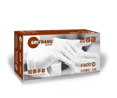 泰國詩董施睿康F800無粉乳膠手套5.0g